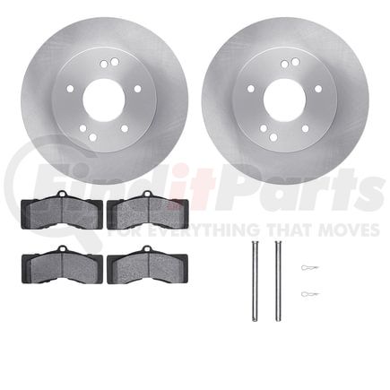 6512-47116 by DYNAMIC FRICTION COMPANY - Brake Rotor with 5000 Brake Pads and Hardware Kit