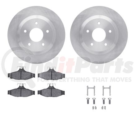 6512-47149 by DYNAMIC FRICTION COMPANY - Brake Rotor with 5000 Brake Pads and Hardware Kit