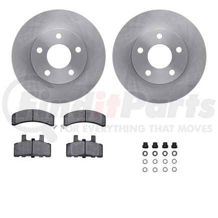 6512-47155 by DYNAMIC FRICTION COMPANY - Brake Rotor with 5000 Brake Pads and Hardware Kit