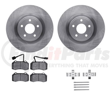 6512-47207 by DYNAMIC FRICTION COMPANY - Brake Rotor with 5000 Brake Pads and Hardware Kit