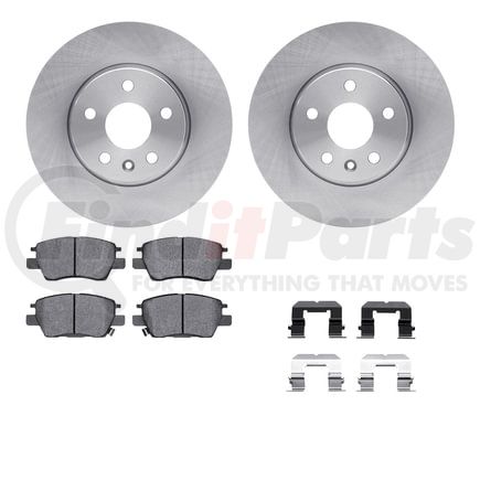 6512-47226 by DYNAMIC FRICTION COMPANY - Brake Rotor with 5000 Brake Pads and Hardware Kit