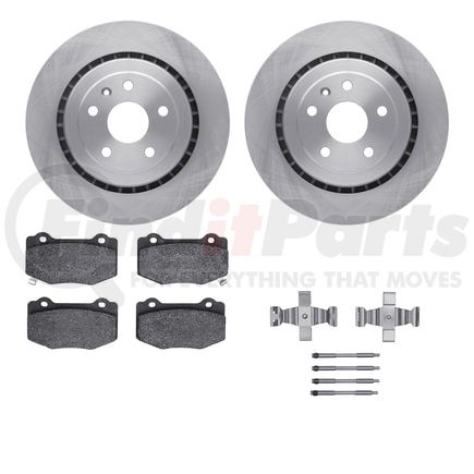 6512-47315 by DYNAMIC FRICTION COMPANY - Brake Rotor with 5000 Brake Pads and Hardware Kit