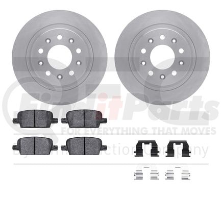 6512-47329 by DYNAMIC FRICTION COMPANY - Brake Rotor with 5000 Brake Pads and Hardware Kit