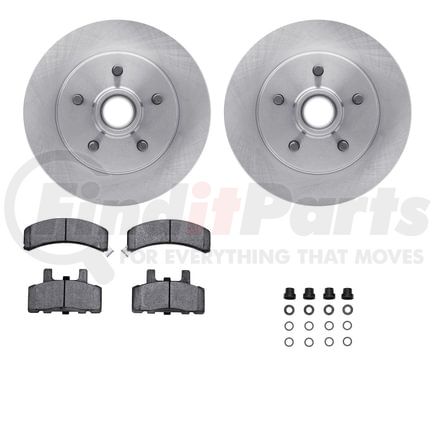 6512-48126 by DYNAMIC FRICTION COMPANY - Brake Rotor with 5000 Brake Pads and Hardware Kit