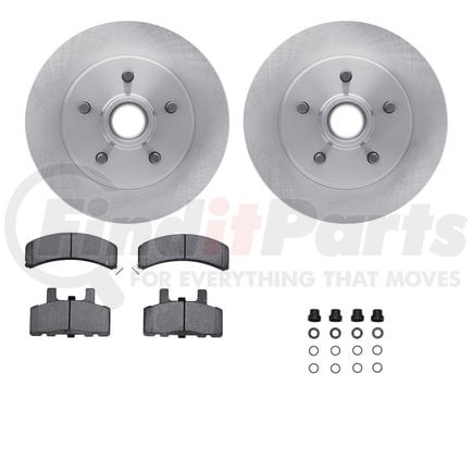 6512-48127 by DYNAMIC FRICTION COMPANY - Brake Rotor with 5000 Brake Pads and Hardware Kit