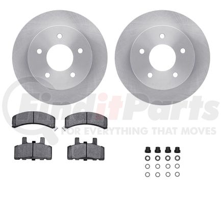 6512-48162 by DYNAMIC FRICTION COMPANY - Brake Rotor with 5000 Brake Pads and Hardware Kit