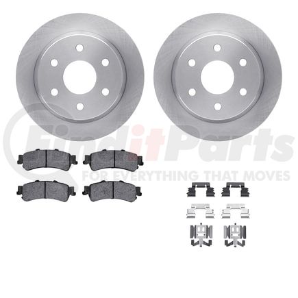 6512-48247 by DYNAMIC FRICTION COMPANY - Brake Rotor with 5000 Brake Pads and Hardware Kit