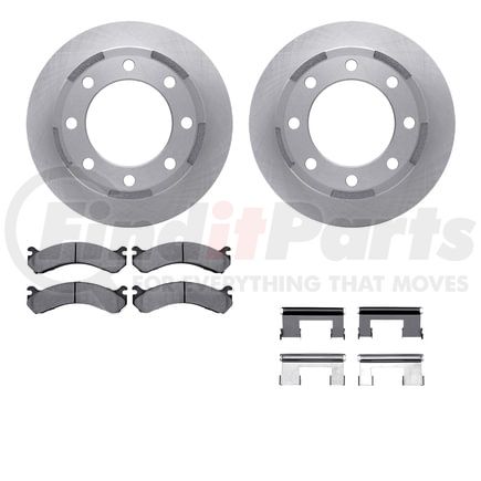 6512-48279 by DYNAMIC FRICTION COMPANY - Brake Rotor with 5000 Brake Pads and Hardware Kit