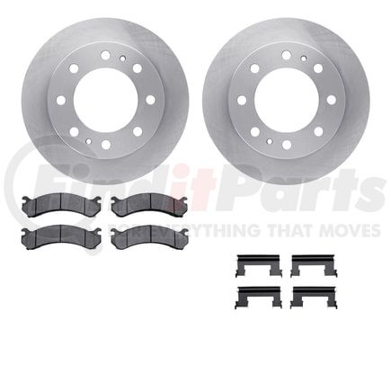 6512-48322 by DYNAMIC FRICTION COMPANY - Brake Rotor with 5000 Brake Pads and Hardware Kit