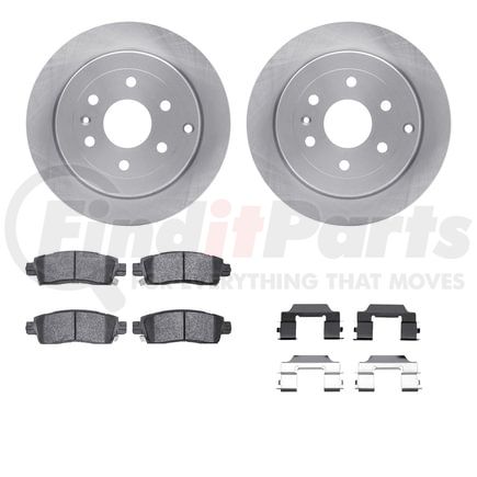 6512-48342 by DYNAMIC FRICTION COMPANY - Brake Rotor with 5000 Brake Pads and Hardware Kit