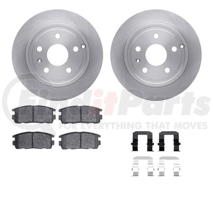 6512-48354 by DYNAMIC FRICTION COMPANY - Brake Rotor with 5000 Brake Pads and Hardware Kit