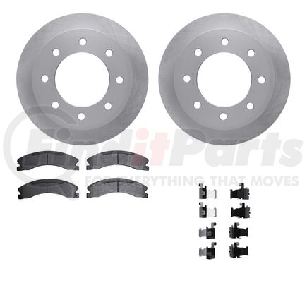 6512-48360 by DYNAMIC FRICTION COMPANY - Brake Rotor with 5000 Brake Pads and Hardware Kit