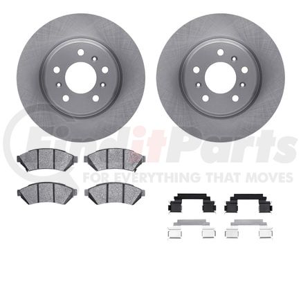 6512-52083 by DYNAMIC FRICTION COMPANY - Brake Rotor with 5000 Brake Pads and Hardware Kit