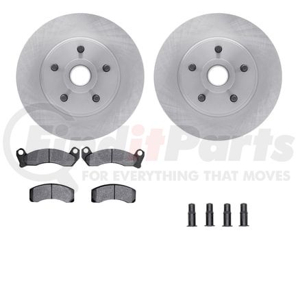 6512-54281 by DYNAMIC FRICTION COMPANY - Brake Rotor with 5000 Brake Pads and Hardware Kit