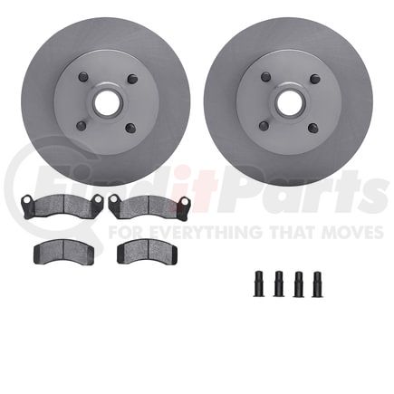 6512-55108 by DYNAMIC FRICTION COMPANY - Brake Rotor with 5000 Brake Pads and Hardware Kit