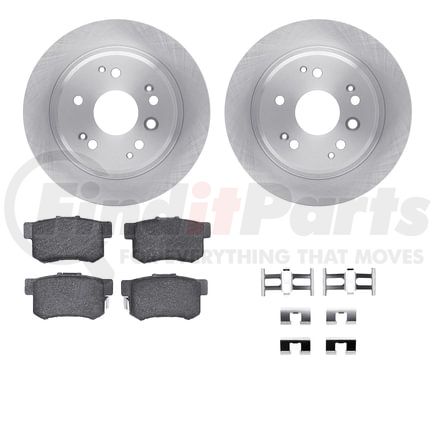 6512-58104 by DYNAMIC FRICTION COMPANY - Brake Rotor with 5000 Brake Pads and Hardware Kit