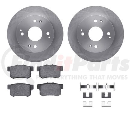 6512-59223 by DYNAMIC FRICTION COMPANY - Brake Rotor with 5000 Brake Pads and Hardware Kit