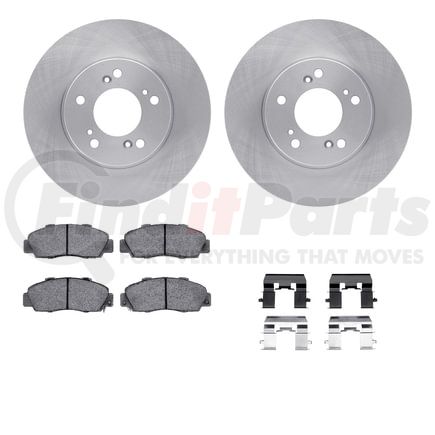 6512-59331 by DYNAMIC FRICTION COMPANY - Brake Rotor with 5000 Brake Pads and Hardware Kit