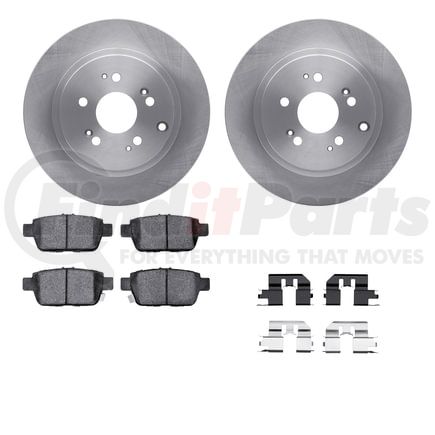 6512-59414 by DYNAMIC FRICTION COMPANY - Brake Rotor with 5000 Brake Pads and Hardware Kit