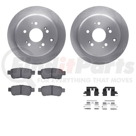 6512-59408 by DYNAMIC FRICTION COMPANY - Brake Rotor with 5000 Brake Pads and Hardware Kit