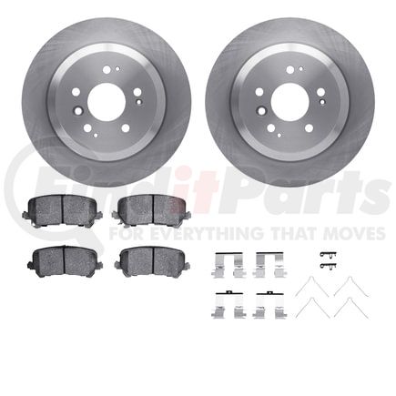 6512-59480 by DYNAMIC FRICTION COMPANY - Brake Rotor with 5000 Brake Pads and Hardware Kit