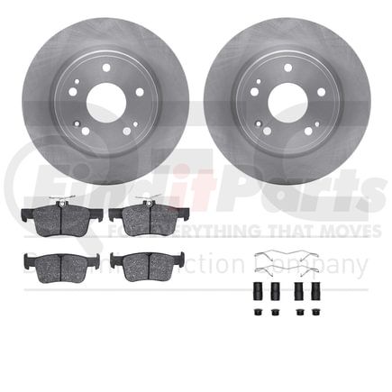 6512-59527 by DYNAMIC FRICTION COMPANY - Brake Rotor with 5000 Brake Pads and Hardware Kit