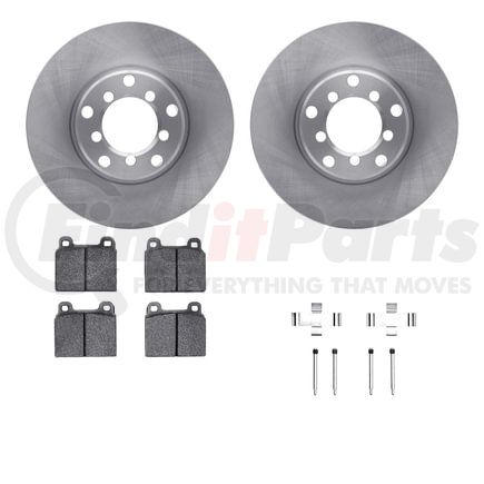 6512-63132 by DYNAMIC FRICTION COMPANY - Brake Rotor with 5000 Brake Pads and Hardware Kit