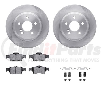 6512-63353 by DYNAMIC FRICTION COMPANY - Brake Rotor with 5000 Brake Pads and Hardware Kit