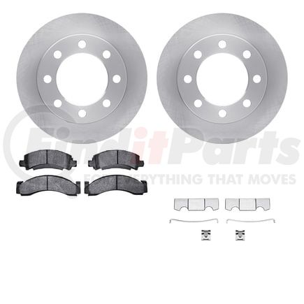 6212-40343 by DYNAMIC FRICTION COMPANY - Brake Rotor- HD Brake Pad - Hardware