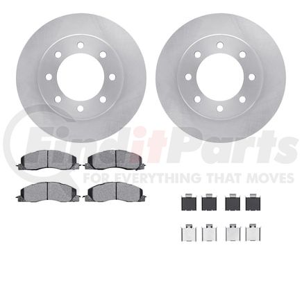 6212-40486 by DYNAMIC FRICTION COMPANY - Brake Rotor- HD Brake Pad - Hardware