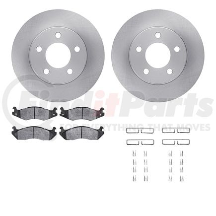 6212-42129 by DYNAMIC FRICTION COMPANY - Brake Rotor- HD Brake Pad - Hardware
