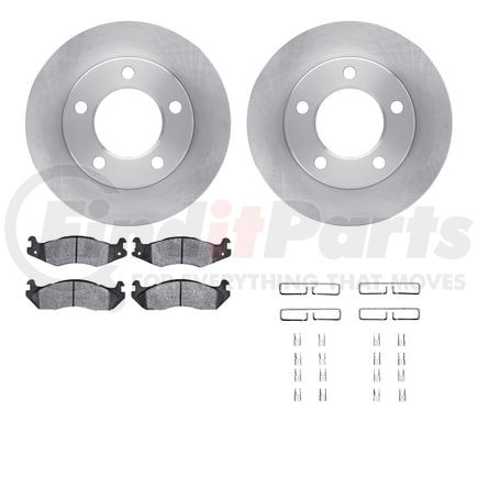 6212-42139 by DYNAMIC FRICTION COMPANY - Brake Rotor- HD Brake Pad - Hardware