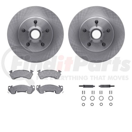 6212-47281 by DYNAMIC FRICTION COMPANY - Brake Rotor- HD Brake Pad - Hardware
