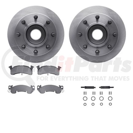 6212-48078 by DYNAMIC FRICTION COMPANY - Brake Rotor- HD Brake Pad - Hardware