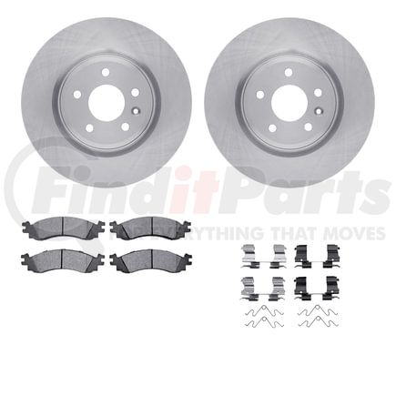 6212-54010 by DYNAMIC FRICTION COMPANY - Brake Rotor- HD Brake Pad - Hardware