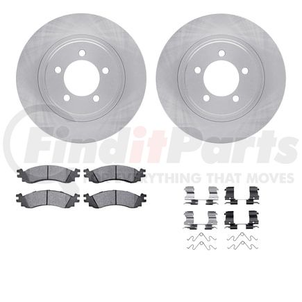 6212-54022 by DYNAMIC FRICTION COMPANY - Brake Rotor- HD Brake Pad - Hardware