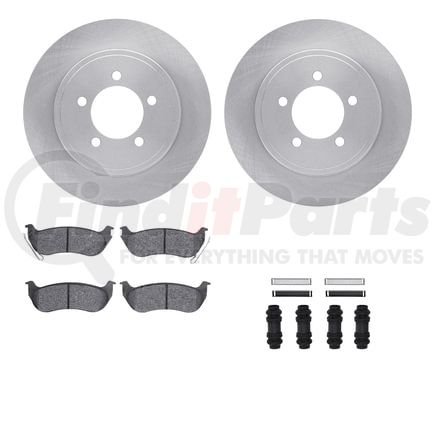 6212-54017 by DYNAMIC FRICTION COMPANY - Brake Rotor- HD Brake Pad - Hardware