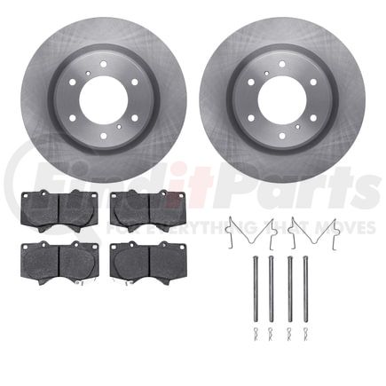 6212-92001 by DYNAMIC FRICTION COMPANY - Brake Rotor- HD Brake Pad - Hardware