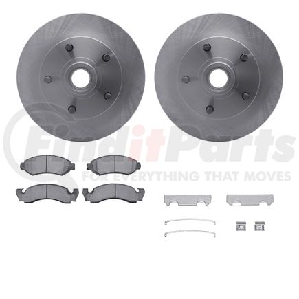 6212-99236 by DYNAMIC FRICTION COMPANY - Brake Rotor- HD Brake Pad - Hardware