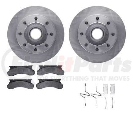 6212-99263 by DYNAMIC FRICTION COMPANY - Brake Rotor- HD Brake Pad - Hardware