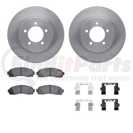 6212-99522 by DYNAMIC FRICTION COMPANY - Brake Rotor- HD Brake Pad - Hardware
