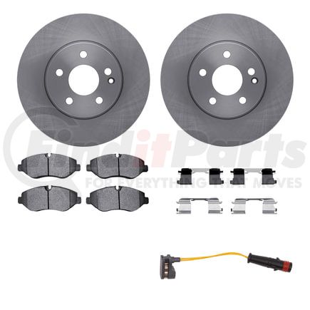 6222-63426 by DYNAMIC FRICTION COMPANY - Brake Rotor- HD Brake Pad - Hardware and Sensor