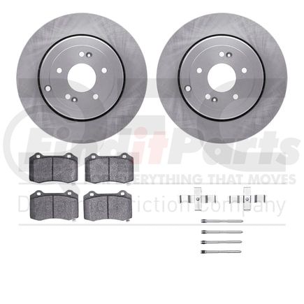 6412-03003 by DYNAMIC FRICTION COMPANY - Brake Rotor- HD Brake Pad - Hardware