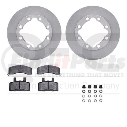 6412-40001 by DYNAMIC FRICTION COMPANY - Brake Rotor- HD Brake Pad - Hardware