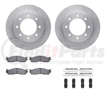 6412-40046 by DYNAMIC FRICTION COMPANY - Brake Rotor- HD Brake Pad - Hardware