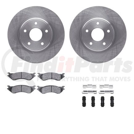 6412-40049 by DYNAMIC FRICTION COMPANY - Brake Rotor- HD Brake Pad - Hardware