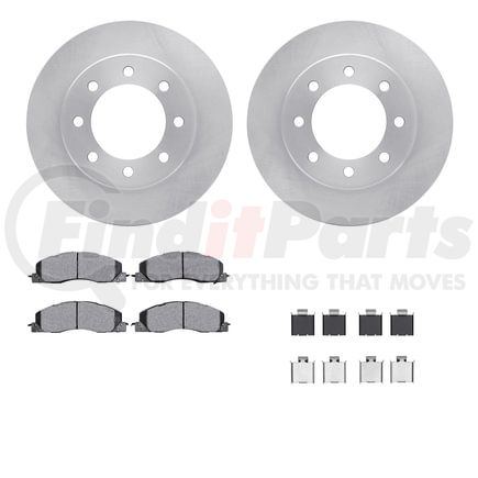 6412-40061 by DYNAMIC FRICTION COMPANY - Brake Rotor- HD Brake Pad - Hardware