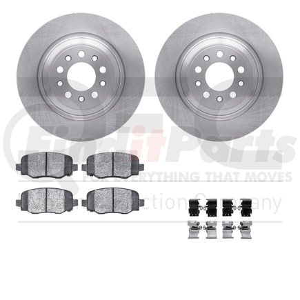 6412-42034 by DYNAMIC FRICTION COMPANY - Brake Rotor- HD Brake Pad - Hardware