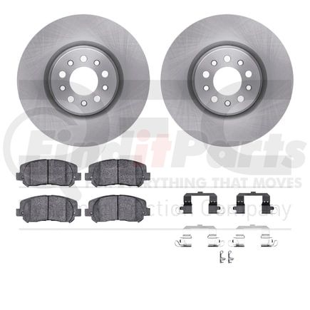 6412-42043 by DYNAMIC FRICTION COMPANY - Brake Rotor- HD Brake Pad - Hardware