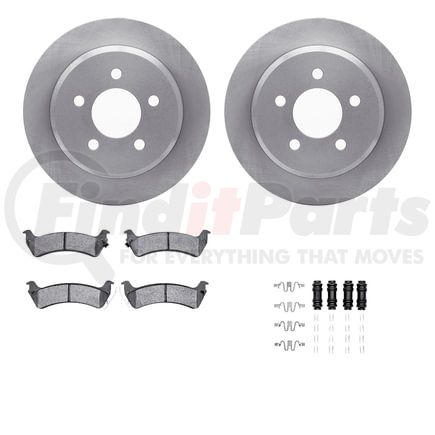 6412-42089 by DYNAMIC FRICTION COMPANY - Brake Rotor- HD Brake Pad - Hardware